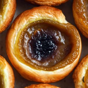 Pasteis de nata vegánske