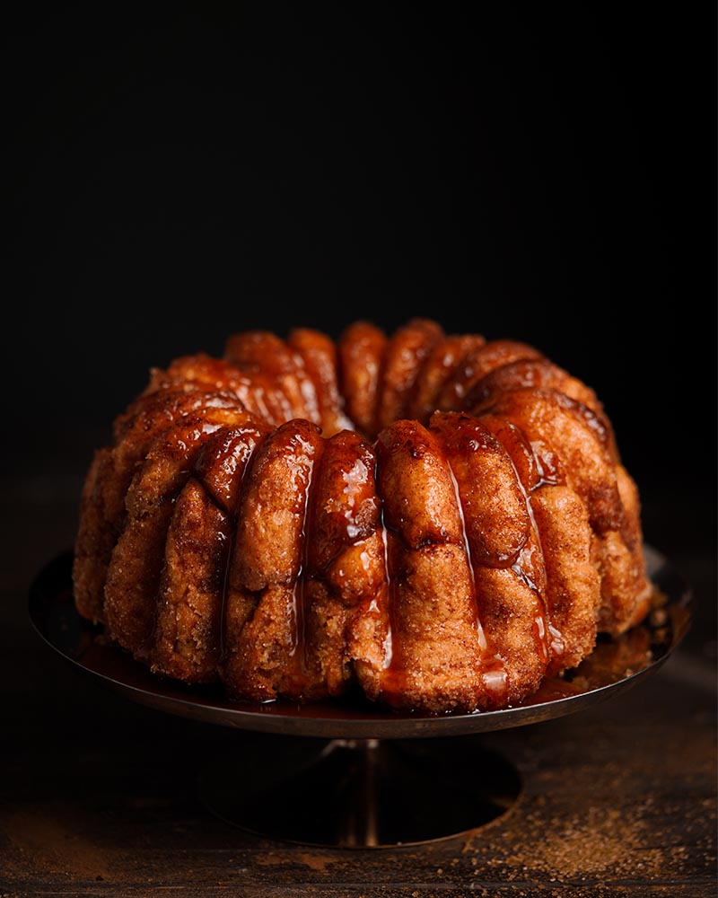 monkey bread opičí chlieb so škoricou a karamelom